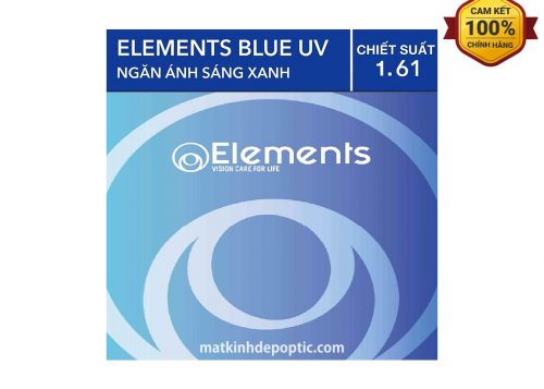 Tròng Kính Elements Blue UV 1.61 AS