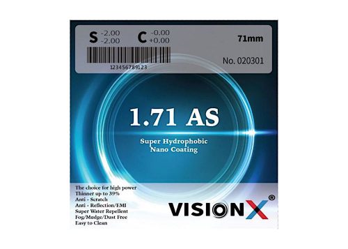 Tròng kính VisionX 1.71 AS SHMC