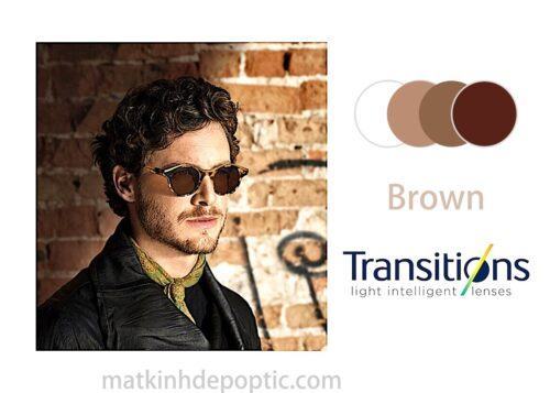 Tròng Kính Essilor Transitions Classic Brown