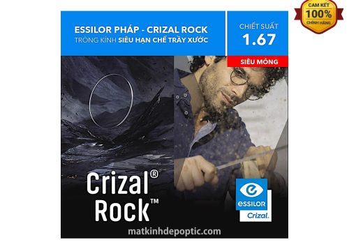 Essilor Crizal Rock Blue UV Capture 1.67 AS