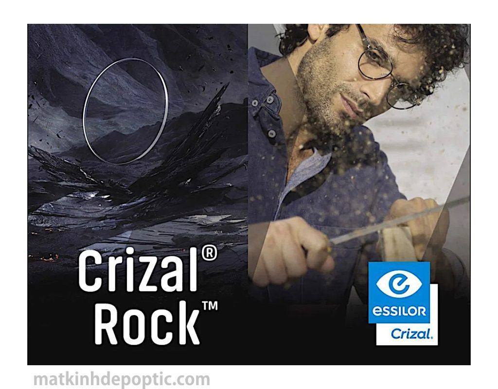 Tròng Kính Essilor Crizal Rock Blue UV Capture