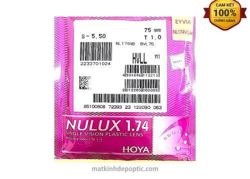 Hoya Nulux 1.74 HVLL