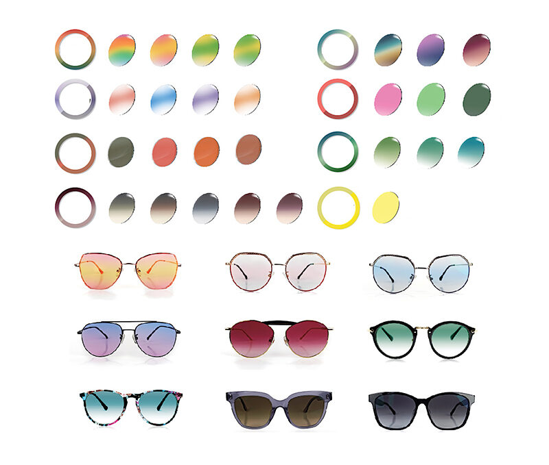 Tròng Kính Mát Có Độ Chemi U6 1.67 DryTin 2 Trong Kinh Mat Co Do Chemi DryTin 02