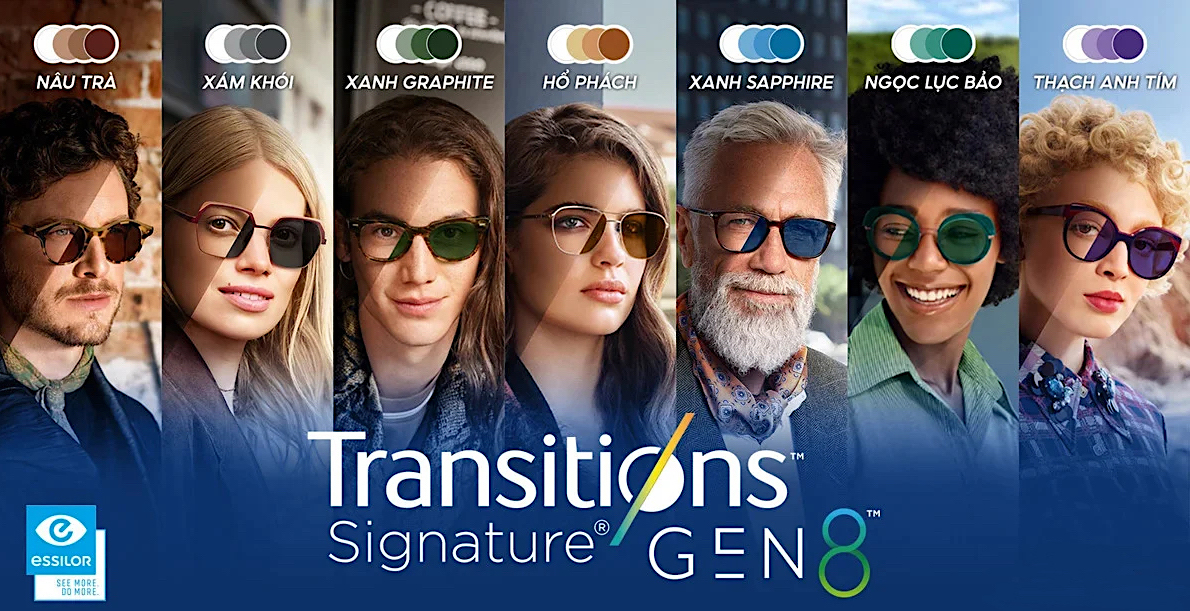 Trong Kinh Doi Mau Essilor Transitions Signature Gen 8