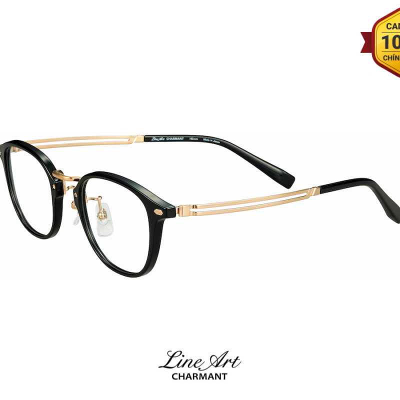 Gọng Kính Charmant Line Art XL11101 BK