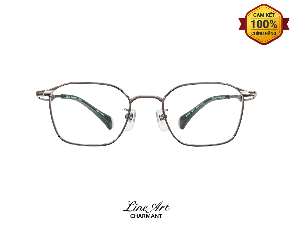 Gọng Kính Charmant Line Art XL11107 GR 01 Gong Kinh Charmant Line Art XL11107 GR 01