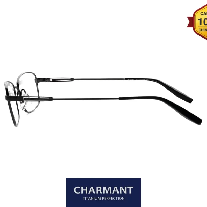Gọng Kính Charmant Titanium Perfection CH10391 BK 2 Gong Kinh Charmant Titanium Perfection CH10391 BK 02