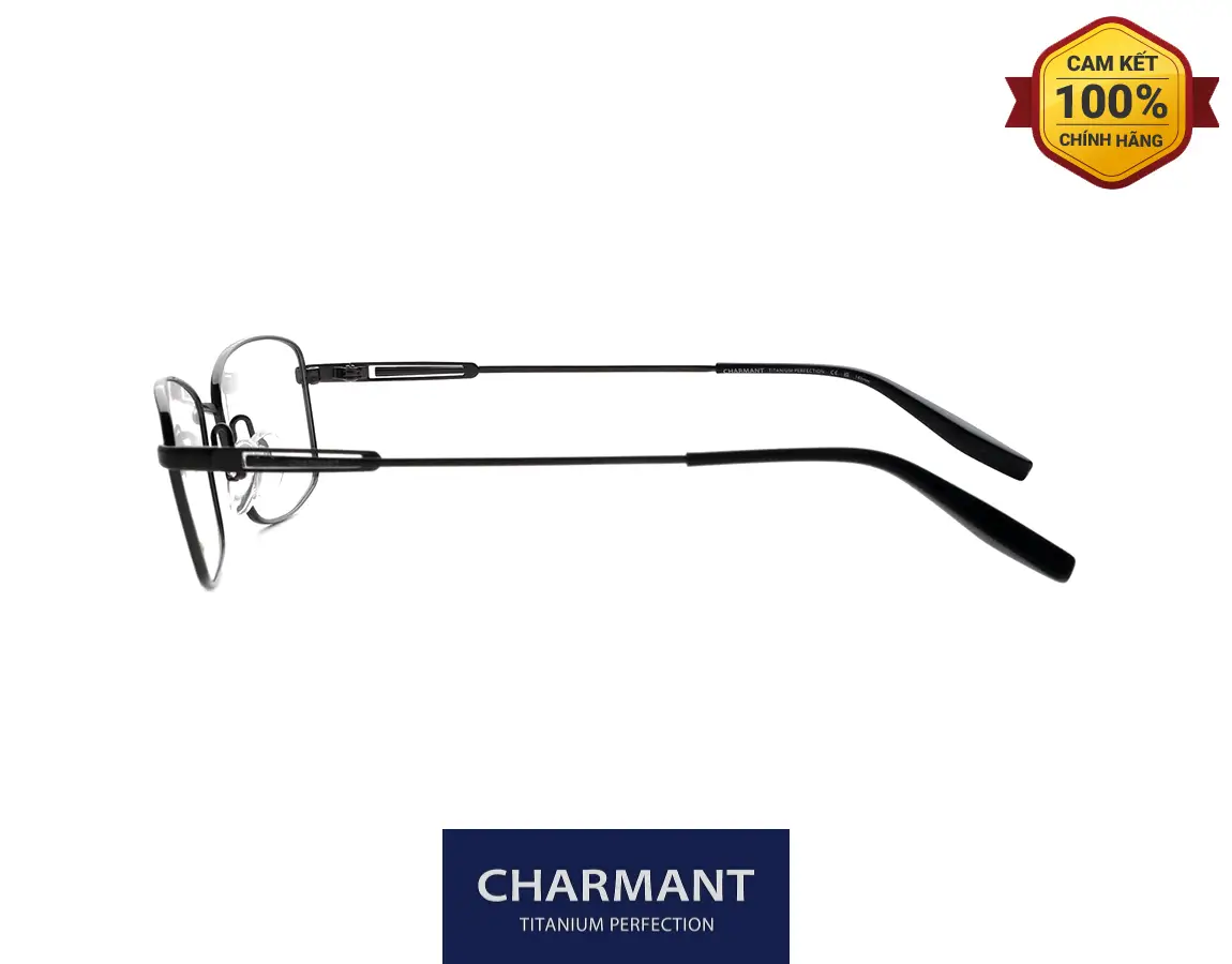 Gọng Kính Charmant Titanium Perfection CH10391 BK 02 Gong Kinh Charmant Titanium Perfection CH10391 BK 02