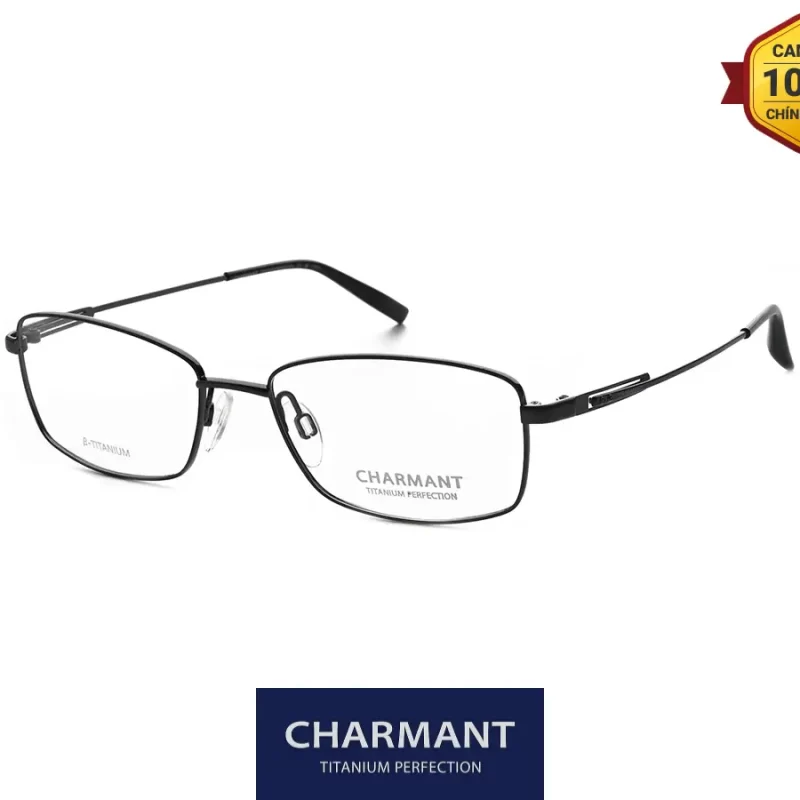 Gọng Kính Charmant Titanium Perfection CH10391 BK