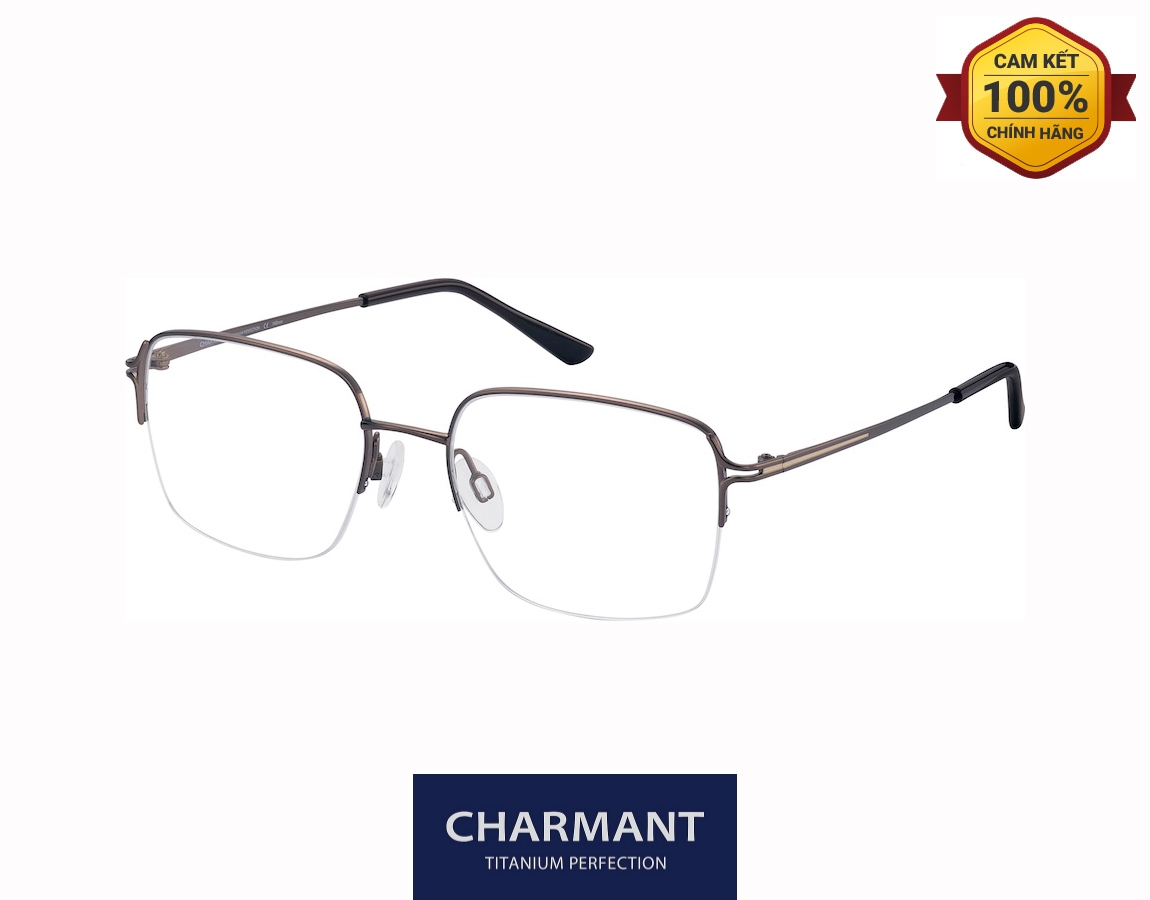Gọng Kính Charmant Titanium Perfection CH29812 BR Gong Kinh Charmant Titanium Perfection CH29812 BR 1
