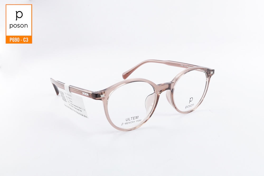 Gọng Kính Nhựa Ultem Poson P690 C3 Gong Kinh Nhua Ultem Poson P690 C3