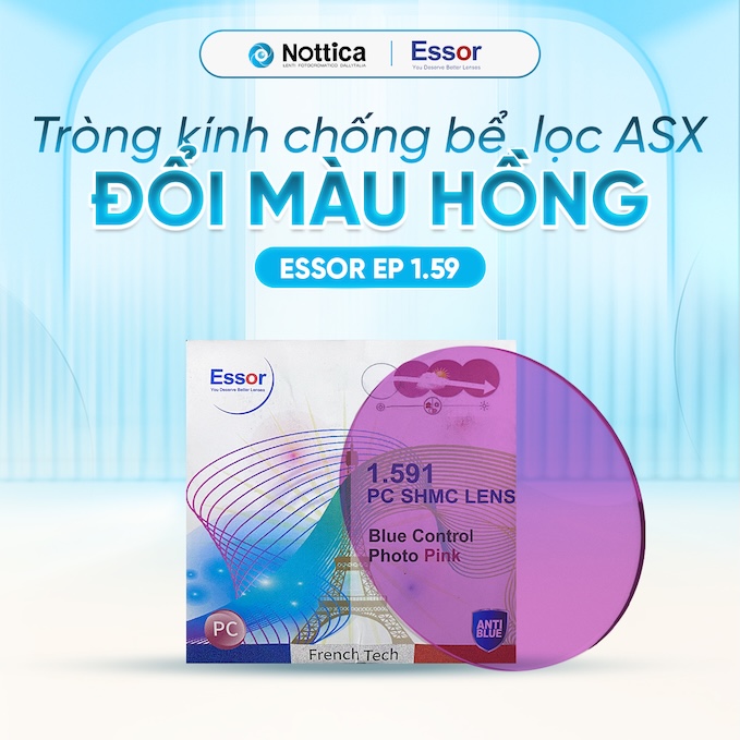 Tròng Kính Essor EP 1.59 Polycarbonate Jelly Series - Đổi Màu Trendy, Chống Bể, Chống Ánh Sáng Xanh