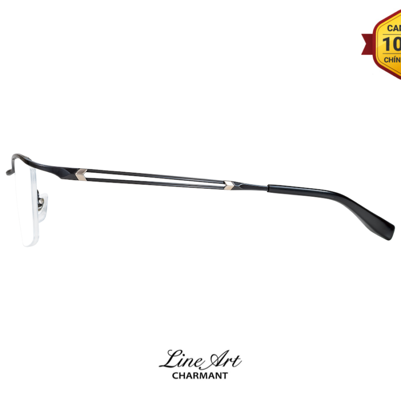 Gọng Kính Charmant Line Art XL1872 BK 2 Gong Kinh Charmant Line Art XL1872 BK 02