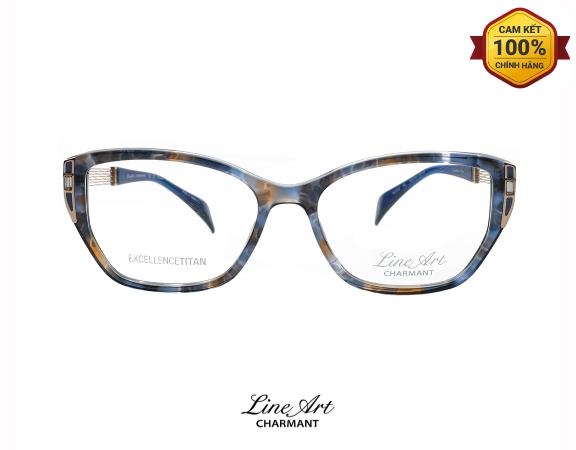 Gọng Kính Charmant Line Art XL2182 BL 01 Gong Kinh Charmant Line Art XL2182 BL 01