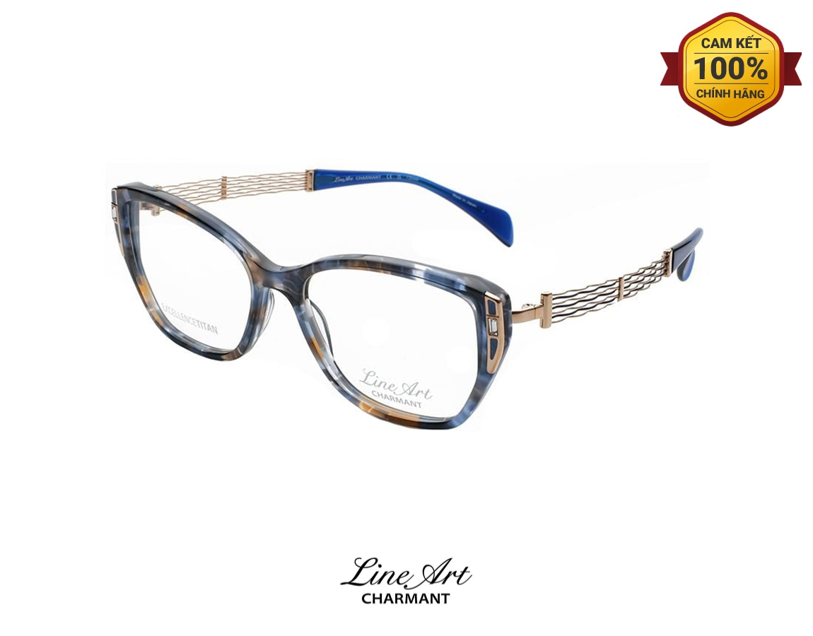 Gọng Kính Charmant Line Art XL2182 BL Gong Kinh Charmant Line Art XL2182 BL