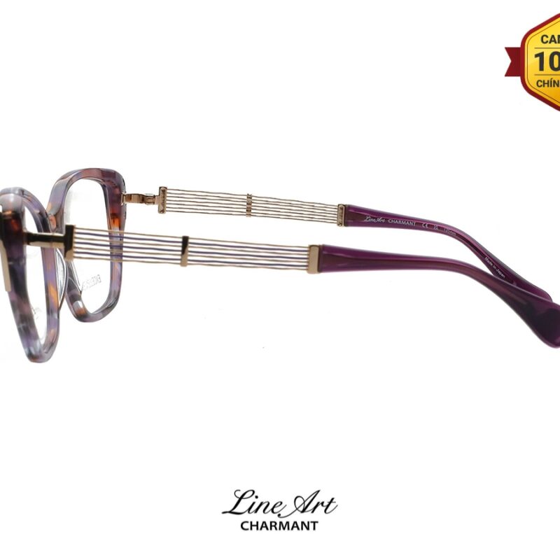 Gọng Kính Charmant Line Art XL2182 RO 2 Gong Kinh Charmant Line Art XL2182 RO 02
