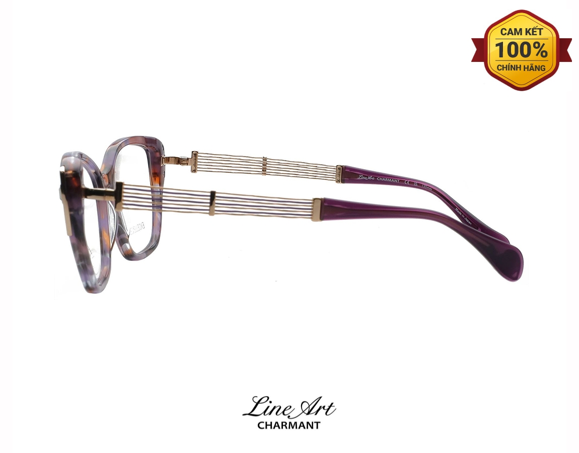Gọng Kính Charmant Line Art XL2182 RO 02 Gong Kinh Charmant Line Art XL2182 RO 02