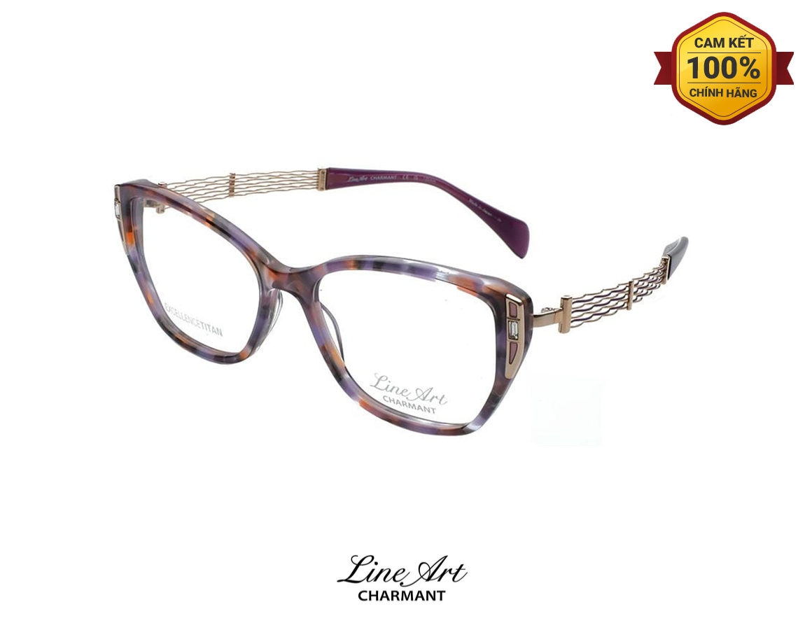 Gọng Kính Charmant Line Art XL2182 RO Gong Kinh Charmant Line Art XL2182 RO