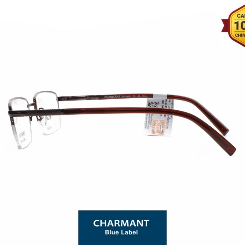 Gọng Kính Titanium Charmant Blue CH16147 BR 2 Gong Kinh Titanium Charmant Blue CH16147 BR 02 1