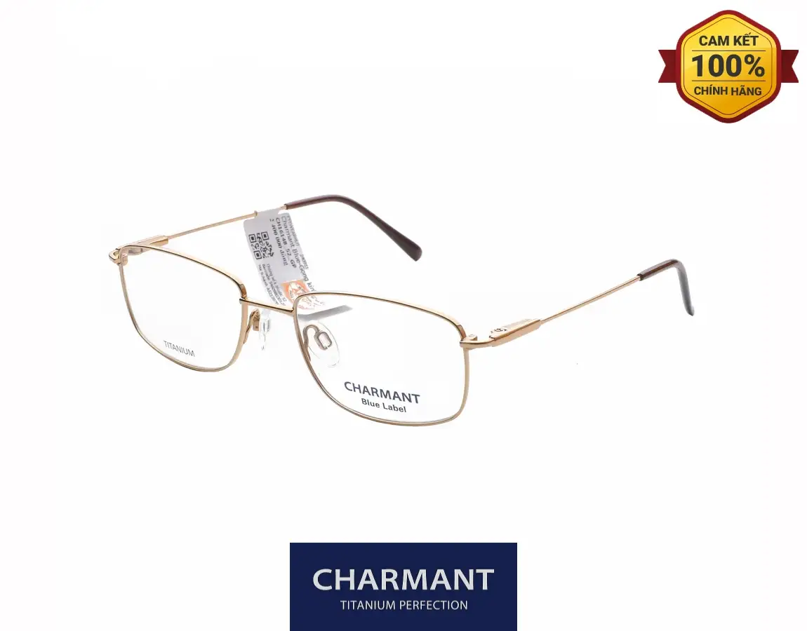 Gọng Kính Titanium Charmant Blue CH16148 GP 01 Gong Kinh Titanium Charmant Blue CH16148 GP 01