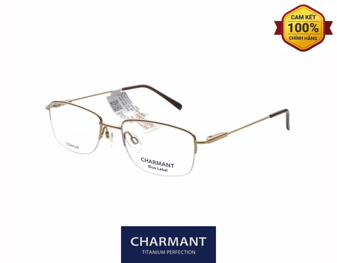 Gọng Kính Titanium Charmant Blue CH16149 GP 01 Gong Kinh Titanium Charmant Blue CH16149 GP 01