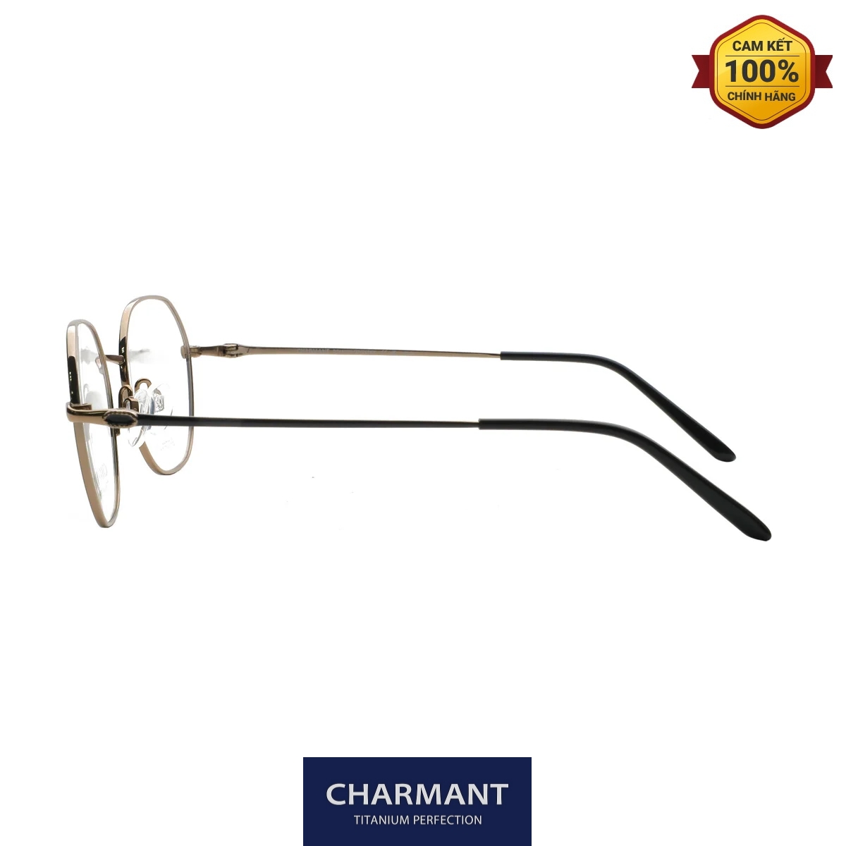 Gọng Kính Charmant Titanium Perfection CH42209 BK 02 Gong Kinh Charmant Titanium Perfection CH42209 BK 02